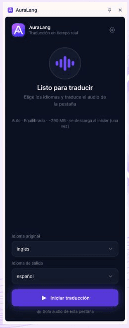 Tema oscuro · elige tus idiomas